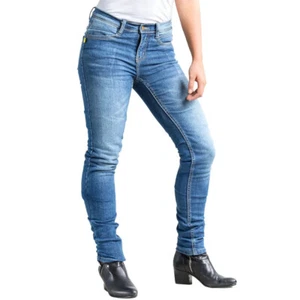 Draggin Drayko Racey Blue Womens Jeans Cheap MX Dirt Bike Womens Pants - Picture 1 of 7