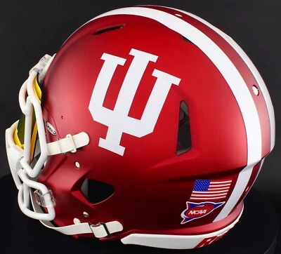 INDIANA HOOSIERS NCAA Riddell Speed Full Size AUTHENTIC Football Helmet - Image 1 of 4