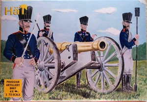HAT SOLDATINI 1/72 - NAPOLEONIC WARS - 8007 Napoleonic Prussian Artillery - Picture 1 of 1