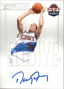 2011-12 Panini Past and Present Elusive Ink Autographs Card #DF Danny Ferry