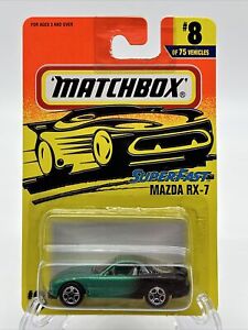 Matchbox Superfast 1997 75 Challenge  #8 Mazda RX-7 1997  Green fade to black