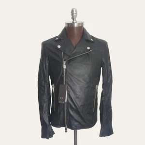 Chaqueta Biker De Piel Armani Exchange - Imagen 1 de 9