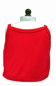 Camiseta sin mangas roja para muñeca American Girl de 18 pulgadas - Imagen 1 de 1