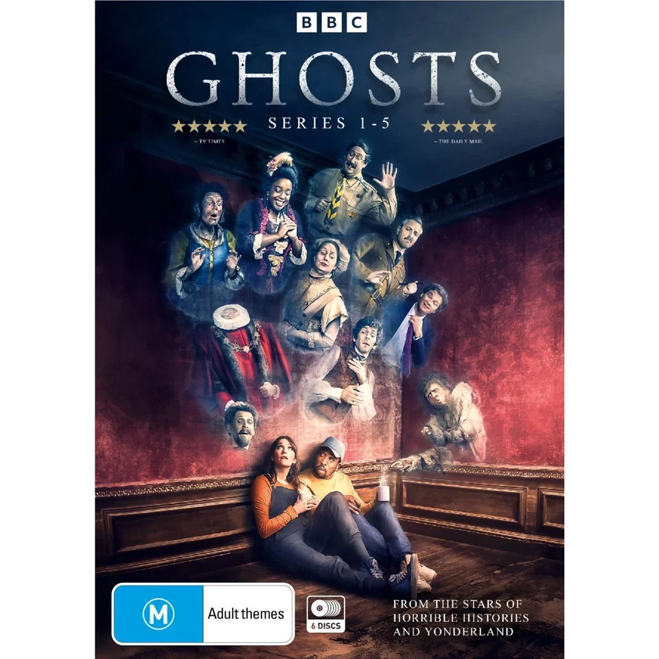 GHOSTS Series 1-5 DVD NEW - image 1 of 1