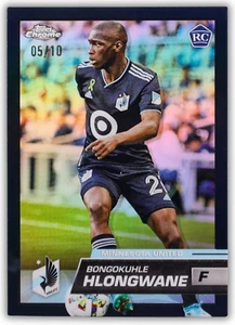 Bongokuhle Hlongwane 2023 Topps cromo MLS refractor negro/10 - Imagen 1 de 3