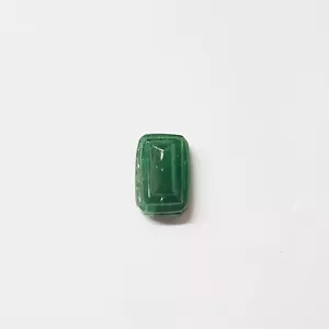 Piedra preciosa suelta talla suave esmeralda natural de Zambia de 22,38 quilates para joyería - Imagen 1 de 11