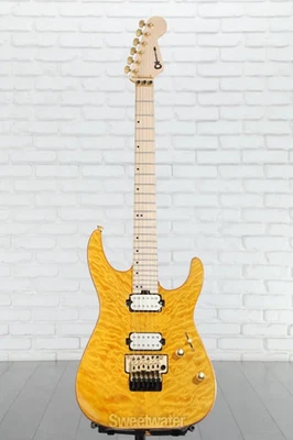 Charvel Pro-Mod DK24 HH FR - 深琥珀色 — 第 1/4 张图片
