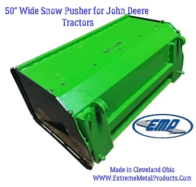 Empujador de nieve para John Deere funciona con sistema JD Q/A (50" de ancho) Foto 1 de 4