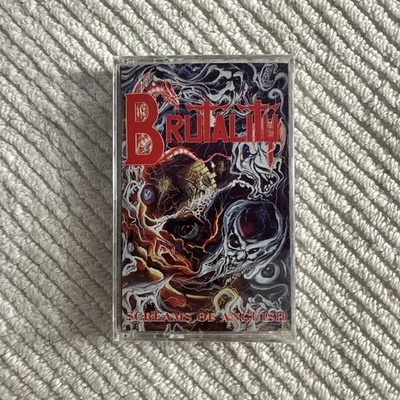 BRUTALITY Screams of Anguish Cassette 1993 Nuclear Blast America