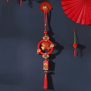 Flocking Spring Festival Decorations New Year Hanging Ornaments Party Supplies - Picture 1 of 12