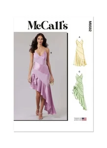 McCall's SEWING PATTERN M8582 Misses' Bias Cut Dress In 2 Lengths 8-16 Or 18-26 - Picture 1 of 7
