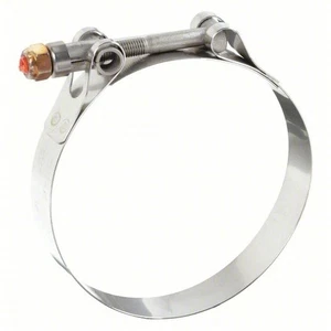 3 - Heavy-Duty Hose Clamp – SAE #850 | 301 Stainless Steel | 8-1/2" to 8-13/16" - Picture 1 of 1