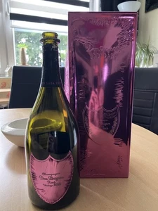 Flasche Champagner Dom Perignon Rosé Vintage 2008 Lady Gaga Limited Edition LEER - Bild 1 von 1
