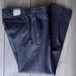 Marks and spencer M&S Mens Tailored Fit Wool Rich Tweed FLANNEL Trousers blue - Picture 1 of 10