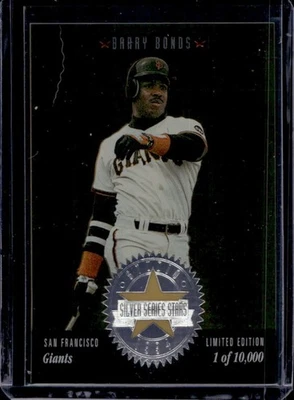 1994 Donruss Studio Barry Bonds Silver Series Stars #10,000 Giants - Image 1 of 2