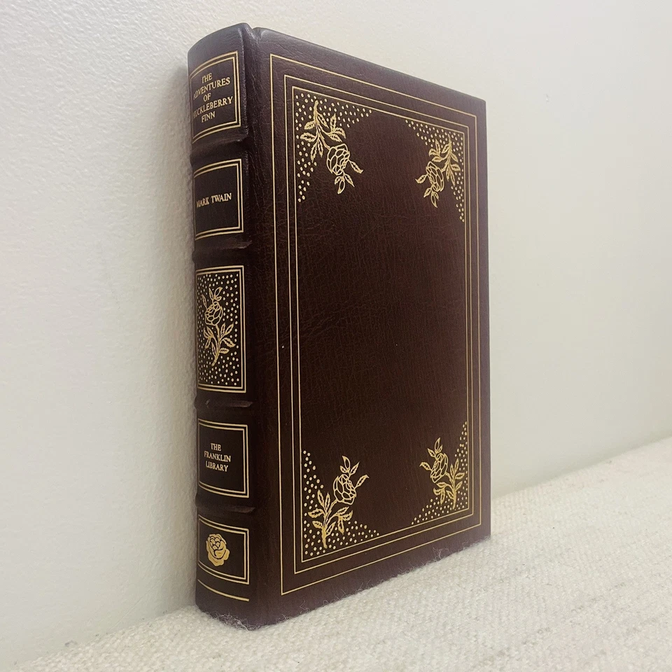 Franklin Library The Adventures of Huckleberry Finn Mark Twain Best-Loved Books - Image 1 of 4