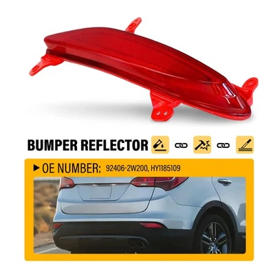 Parachoques trasero derecho reflector lateral apto para Hyundai Santa Fe Sport 2013-2016 Foto 1 de 4