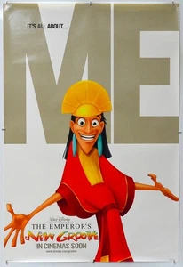 THE EMPEROR’S NEW GROOVE (2000) Original Cinema One Sheet Movie Poster - Disney - Picture 1 of 6