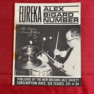 Eureka New Orleans Jazz Society Magazine Volume 2 No 1 Alex Bigard Issue - Foto 1 di 4