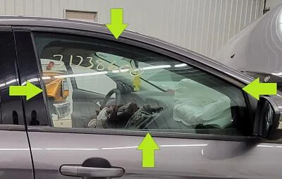 Ford Focus 2012-2014 pasajero derecho puerta delantera ventana de cristal Foto 1 de 4