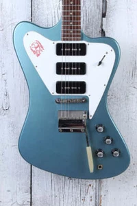 Gibson Vintage 1966 Non-Reverse Firebird III Re-Fin Re-Build Pelham Blue w Case - Picture 1 of 24