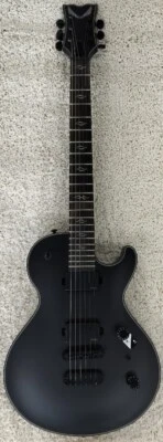 Dean Thoroughbred Select Satin Black Electric Guitar with Fluence Pickups - Image 1 of 4