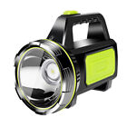 10W LED Spot Light Searchlight Hand Torch Work Light Lamp USB Rechargeable UK