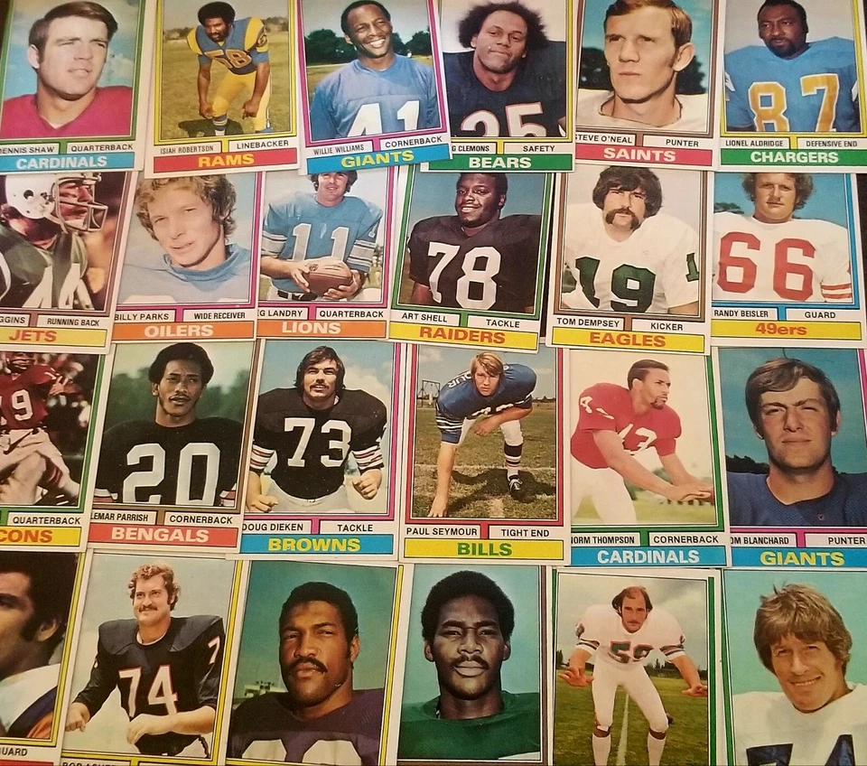1974 TOPPS FOOTBALL 1-249 YOU PICK SEE SCANS, COMPLETE SETS, TEAMS, PLAYERS - Image 1 of 1