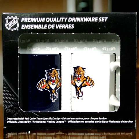 Florida Panthers NHL 20 Ounce Ceramic Coffee Mug Set Officially Licensed Cover