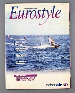 DEBON AIR EUROSTYLE AIRLINE INFLIGHT MAGAZINE TIGER WOODS MATT LEBLANC ROUTE MAP - Picture 1 of 10