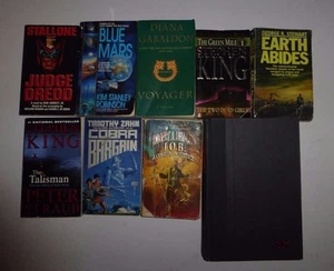 9 Lot Science Fiction,Stephen King, Diana Gabaldon,Timothy Zahn,Robert HeinleiS7 - Picture 1 of 1
