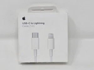 Cavo di ricarica originale Apple MUQ93AM/A da USB-C a Lightning 1 m/3 piedi - Bianco - Foto 1 di 4