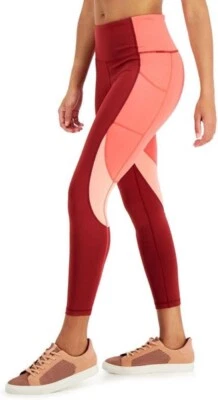 Leggings para mujer ID Ideology colorblock 7/8 talla XS Foto 1 de 4