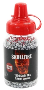 Skullfire 1500 Stahlkugeln 4,5 mm verzinkt BBs Luftdruckwaffen Premium Qualität - Bild 1 von 1