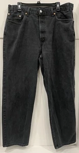 Vintage Levi's 550 Men's Jean's 40x30 Made in USA  Relaxed Fit Black #18 - Picture 1 of 5