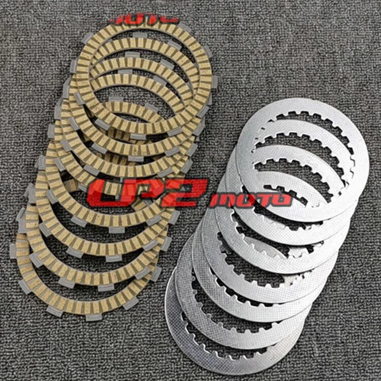 Clutch Friction Steel Plates Kit for Honda CR125R 2000-2007 CRF250R 2004-2010 - Image 1 of 1