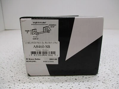 Alno Contemporary II - Standard Double Post Toilet Paper Holder A8460-SB READ - Image 1 of 3