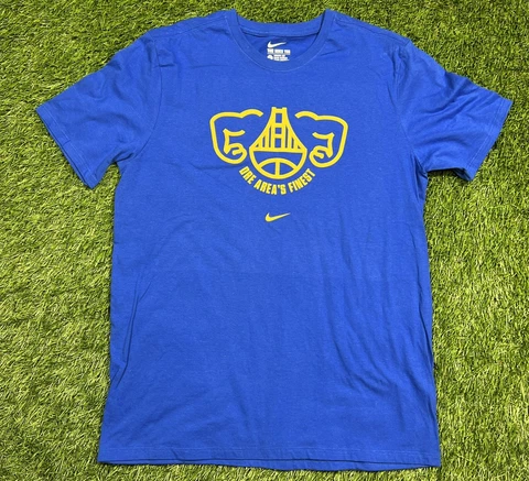 Team Issued Nike Golden State Warriors Dre Area's Finest NBA Shirt Men's Medium Cover