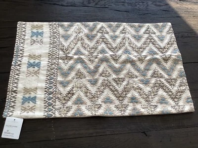 Pottery Barn Carlota Embroidered Lumbar Pillow Cover 16”x26” Cool Multi NWT READ - Image 1 of 4