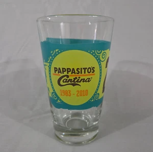 Pappasitos Cantina 27 Jahre legendärer Tex-Mex 1983-2010 6" Bier Pint Glas - Bild 1 von 7