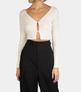 Jacquemus Strickjacke Alzou Elfenbein XS - Bild 1 von 8