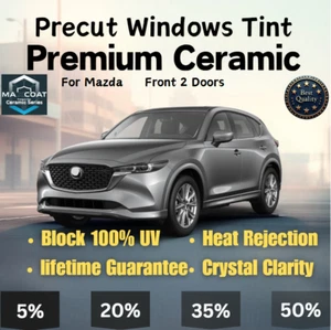 Película/tinte de ventana de cerámica precortada para cualquier Mazda-2 puertas delanteras cerámica premium - Imagen 1 de 11
