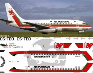 V1 Decals Boeing 737-200 TAP Portugal for 1/144 Airfix Model Airplane Kit - Picture 1 of 8