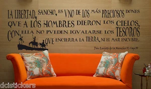 Vinilo decorativo #353# DON QUIJOTE Y SANCHO PANZA sticker paredes wall pegatina - Foto 1 di 1