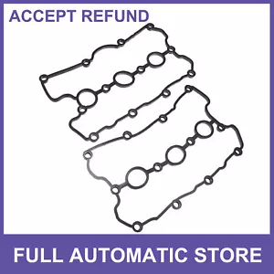 Rubber Engine Valve Cover Gaskets TWO Custom for Audi A8 Quattro L 2016-2018 - Picture 1 of 6