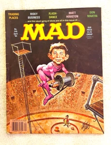 MAD MAGAZINE APR 84 #246 TRADING PLACES, RISKY BUSINESS,FLASH DANCE,MATT HOUSTON - Picture 1 of 3
