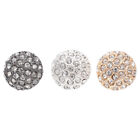  3pcs Rhinestone Embellishment Buttons Crystal Brooch Buttons Rhinestone DIY