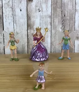 Safari Ltd PVC Fairy Figures 1.5" 2.5" Rose The Fairy Queen Daisy Jasmine & Iris - Picture 1 of 14