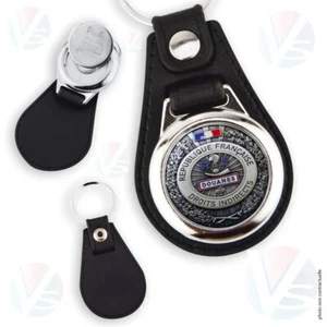 Porte clés Police Droits Indirectes Douanes _Porte clés en métal_effet médaillon - Imagen 1 de 2