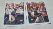 1989 Topps Record Breakers Baseball Cards - Complete Your Set